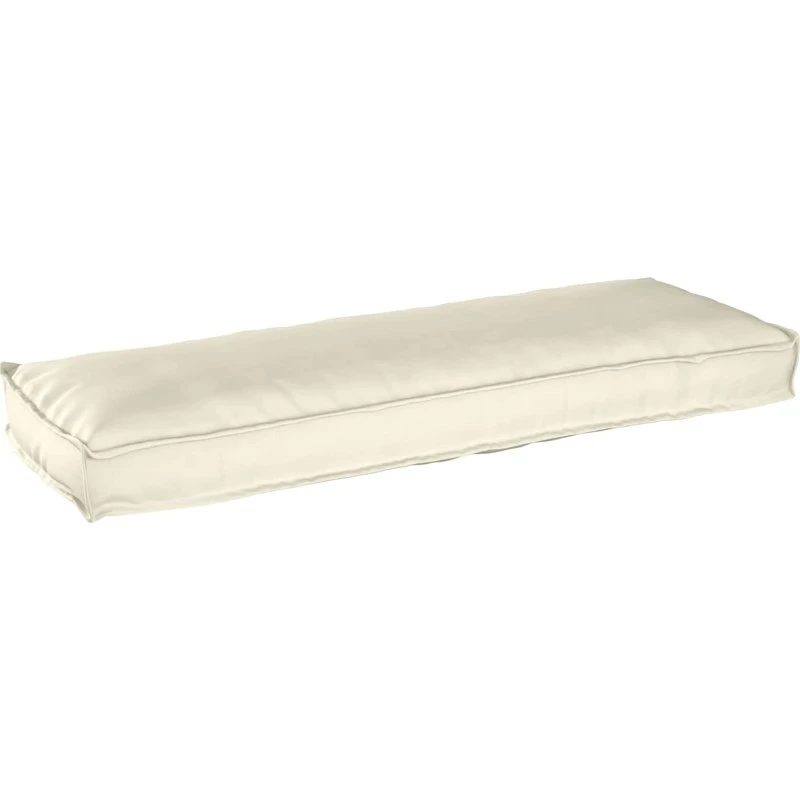 vidaXL Pude Creme 120 x 40 x 8 cm Oxford stof