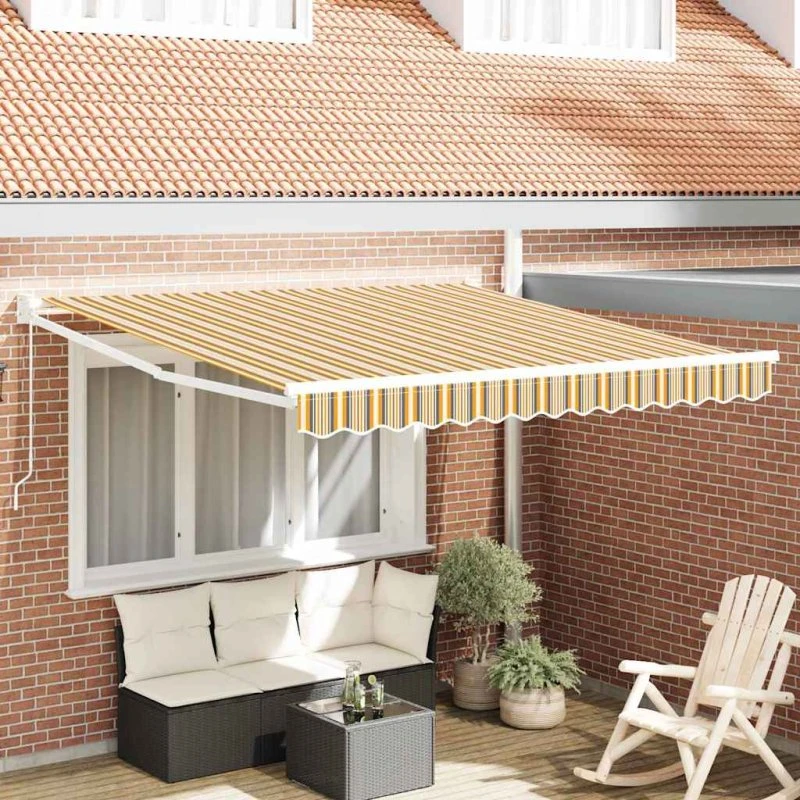 vidaXL Markise 300 x 250 x 165 cm Flerfarvet Polyester