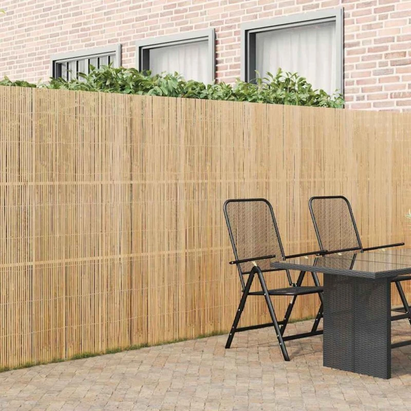 vidaXL Bambushegn Naturfarvet 400 x 180 cm