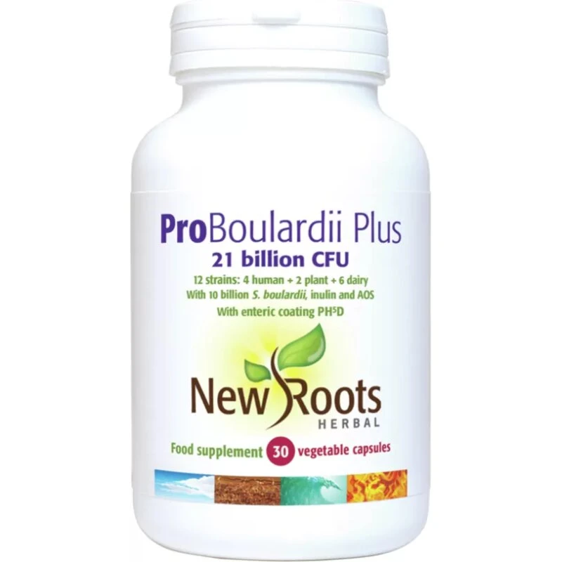 New Roots Herbal Pro Boulardii Plus 21 mia. CFU – 30 kapsler