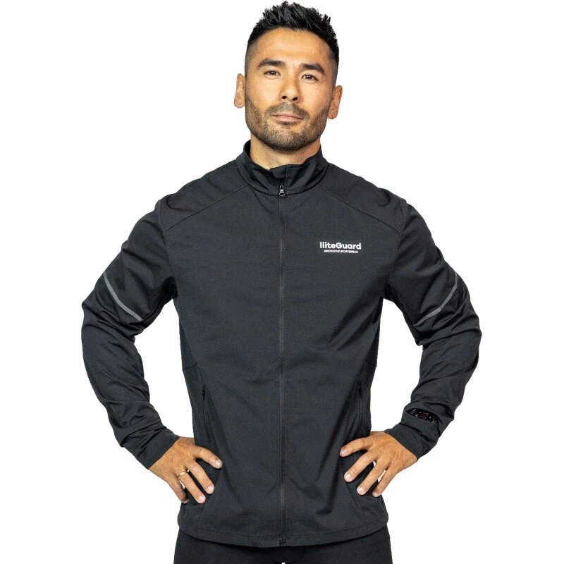 LIITEGUARD Hydro-Tech Løbejakke – Herre, Black