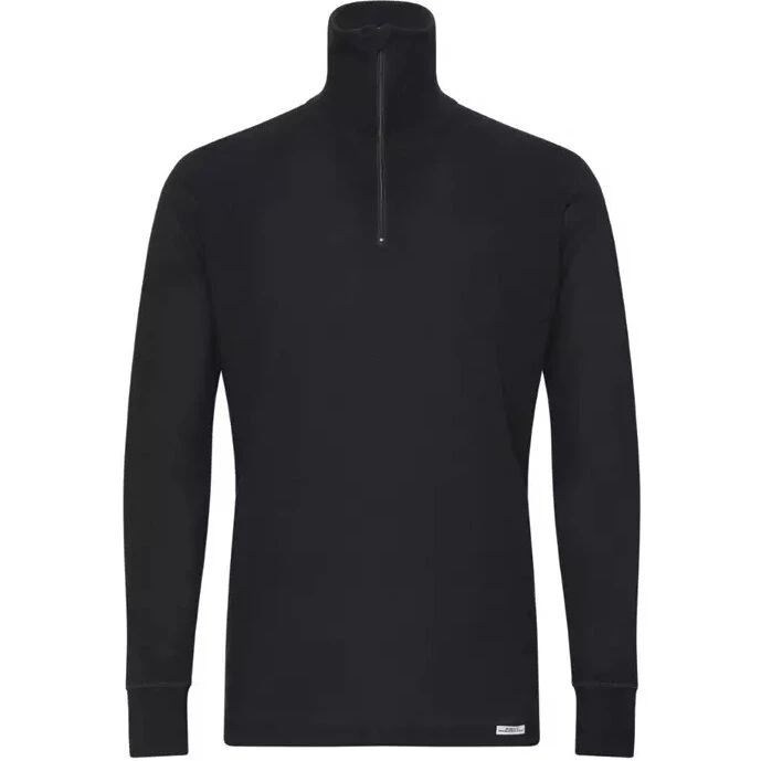 by Mikkelsen baselayer trøje, Sort, Høj hals