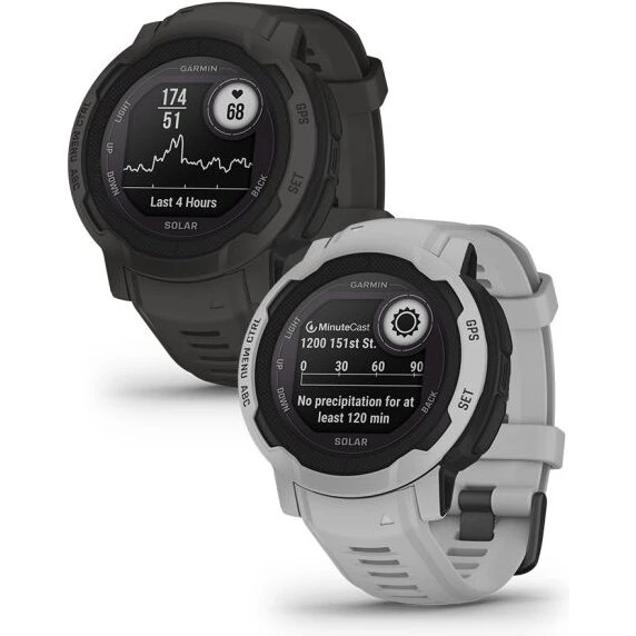 Garmin Instinct 2 Solar 45 mm – Grå smartwatch