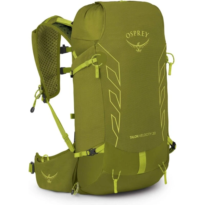Osprey Talon Velocity 20 Dark Charcoal/Tumbleweed Yellow