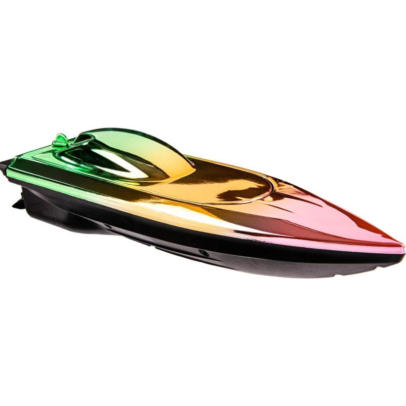 VN Lek Speedbåd R/C 27 cm, skinnende chrome, 40 m rækkevidde