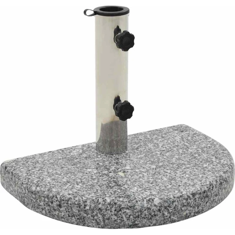 vidaXL Parasolfod Granit 10 kg Buet Grå