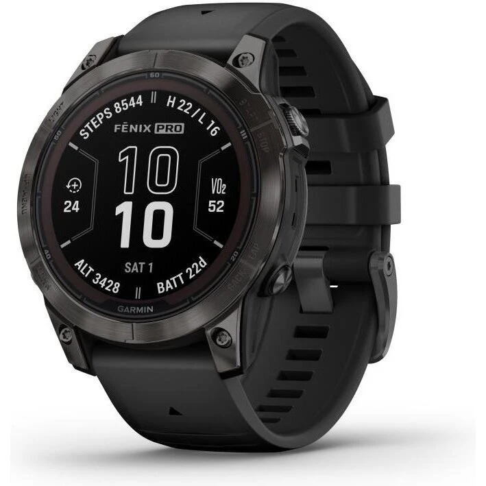 Garmin Fenix 7 Pro Sapphire Solar, Carbon Grey 47 mm