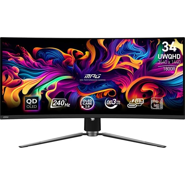 MSI MPG 341CQPX QD-OLED 34" UltraWide Sort