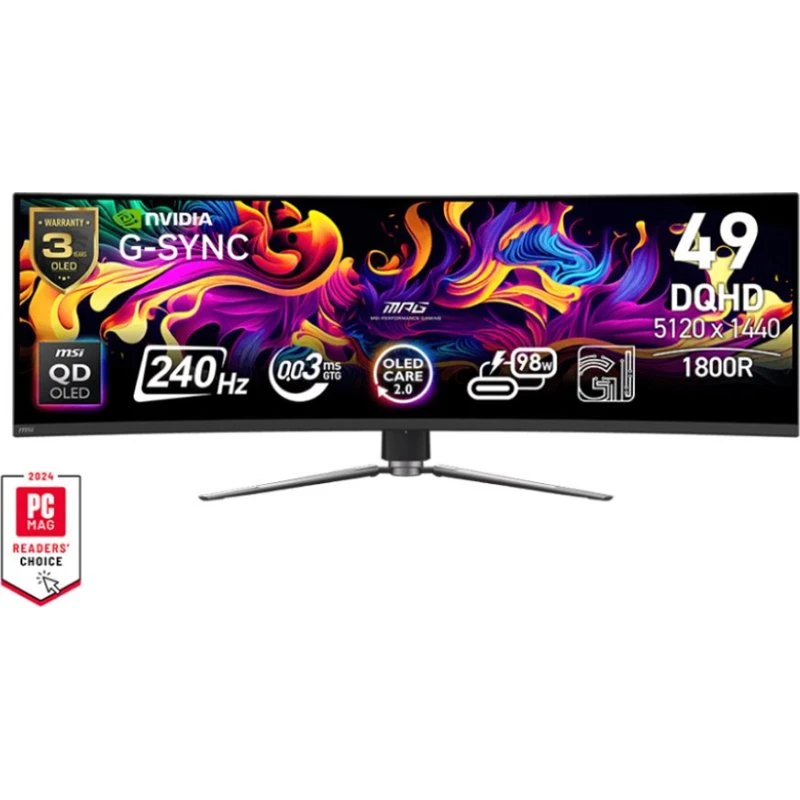 MSI MPG 491CQPX QD-OLED 49" 5120x1440 240Hz