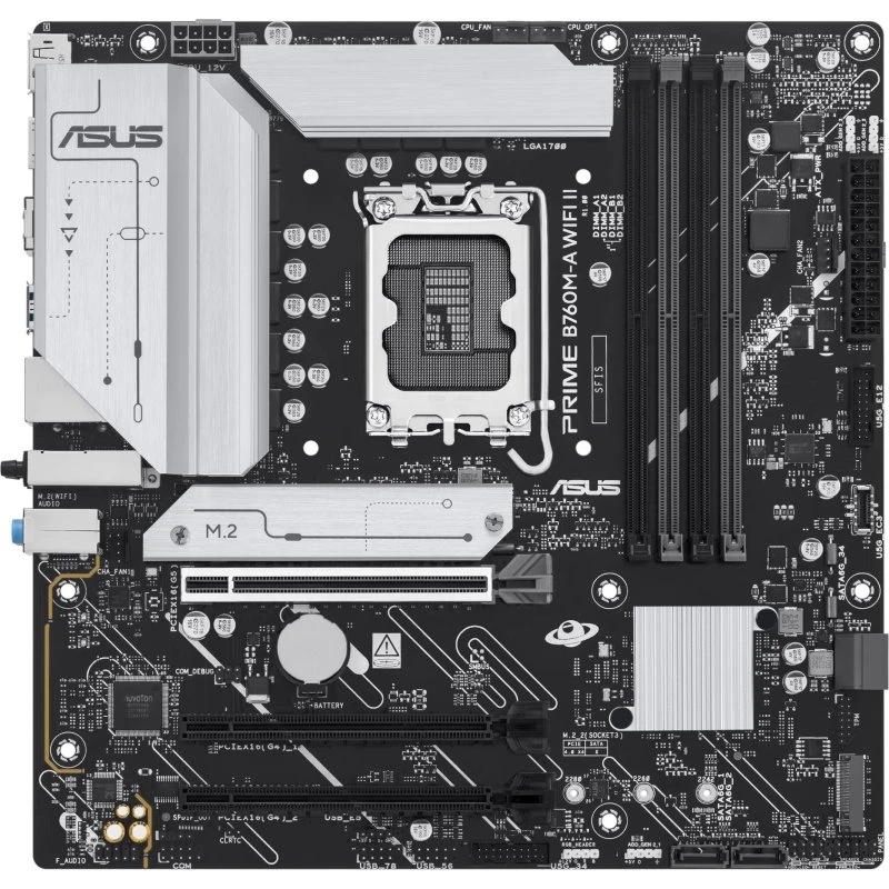 ASUS PRIME B760M-A WIFI II mATX LGA1700 DDR5