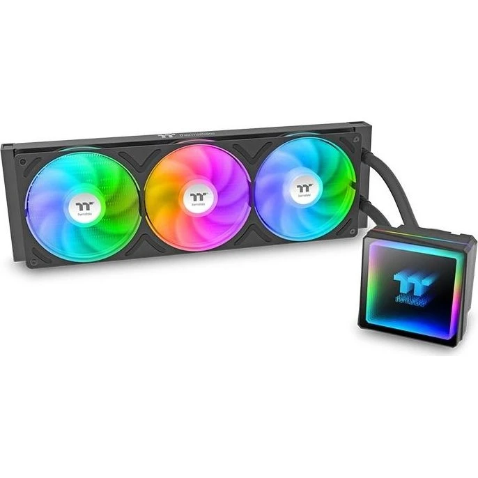Thermaltake TH360 V3 ARGB 360 mm AIO CPU-vandkøler, sort