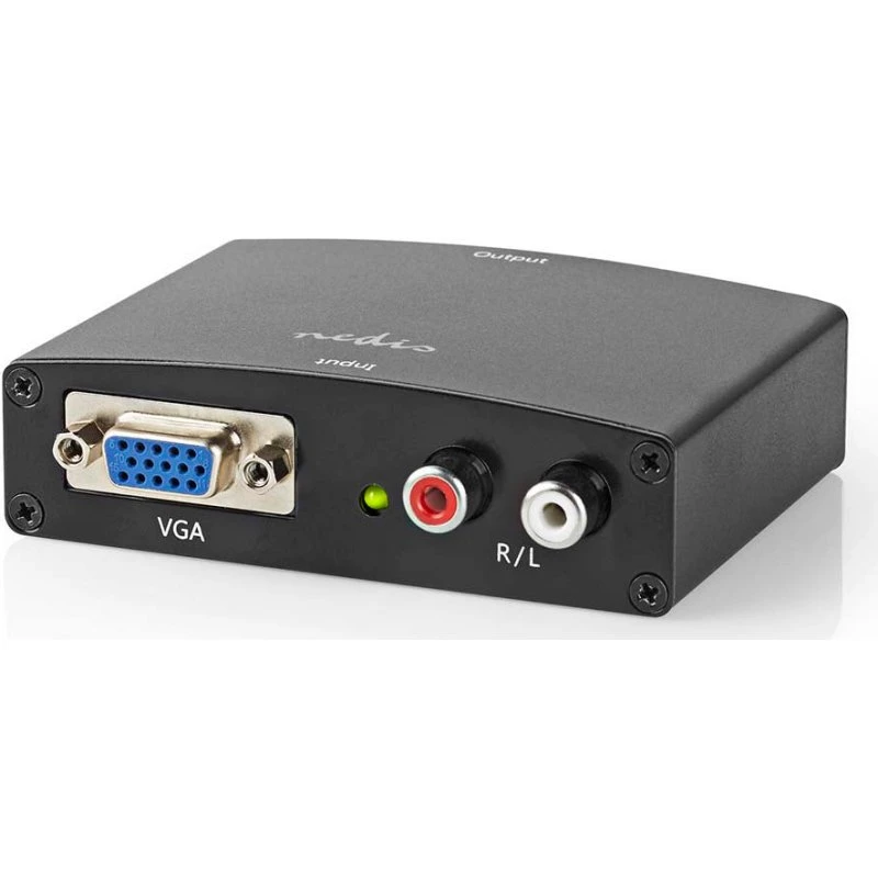 Nedis VCON3454AT HDMI Converter, VGA til HDMI, 1080p, Aluminium, Antracit
