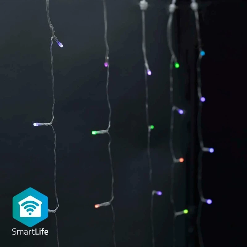 Nedis SmartLife jluelys | RGB Gardin | 3 m | Wi-Fi | Android/iOS