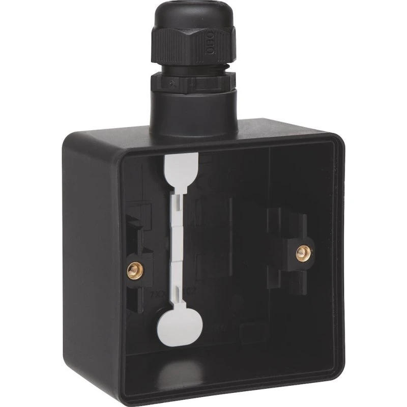 Niko Underlag 1-modul, 1x M20, Sort, IP55