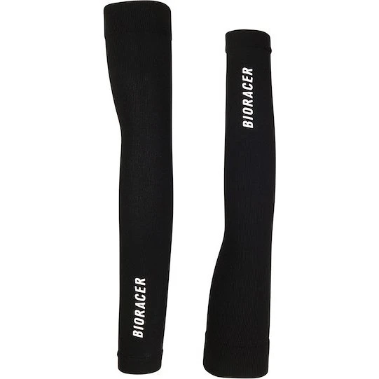 Bioracer Sømløse Armvarmere Sort S/M