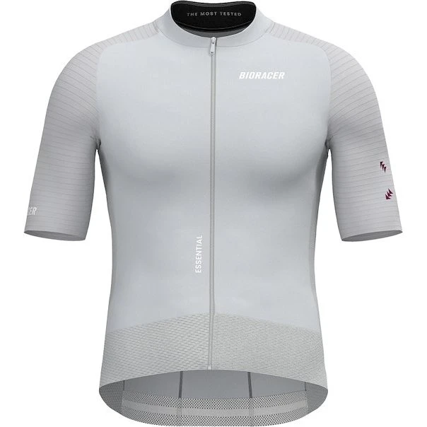 Bioracer Epic Essential Cykeltrøje Korte Ærmer Cool Grey Herre