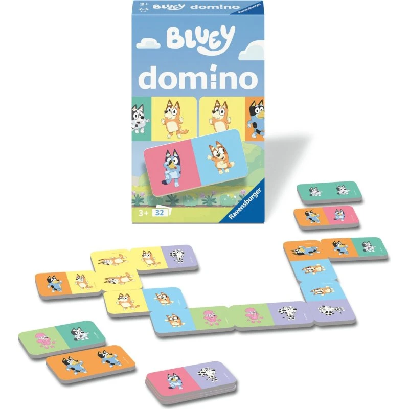 Ravensburger Bluey Domino - 32 brikker, 3+ år