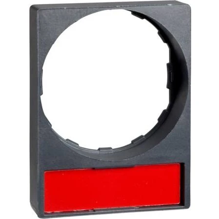 Zby2H10 Skilteholder M.Sk.30X40, krombelagt, Ø22 mm