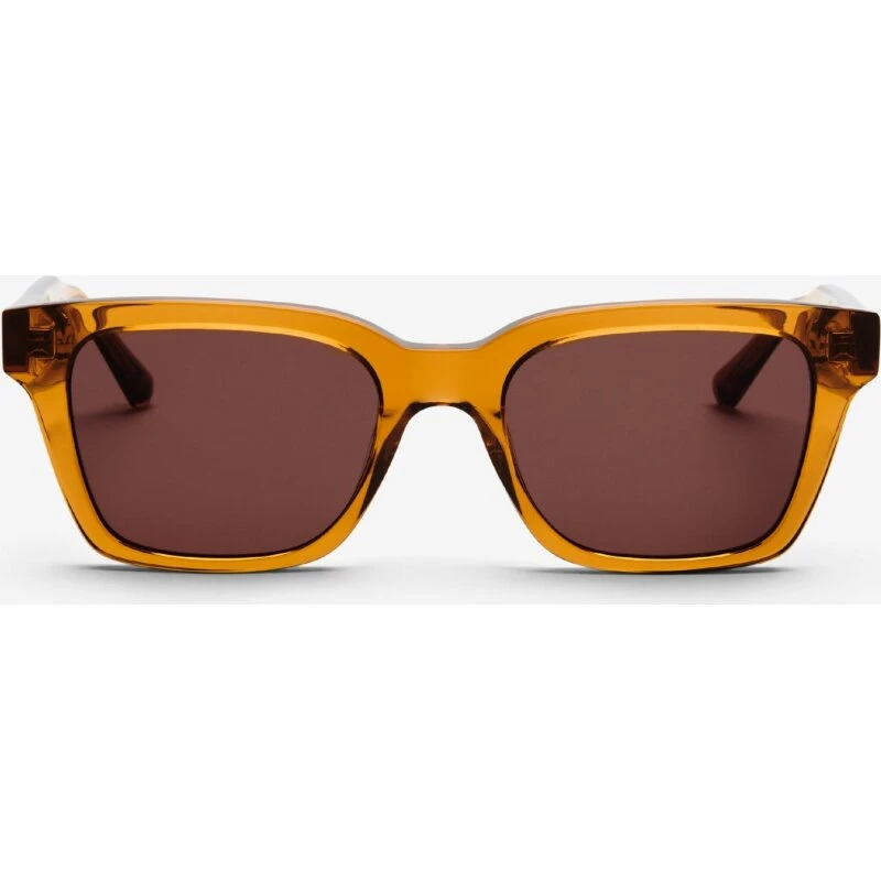 Messy Weekend DEAN rektangulære solbriller - Coffee Brown