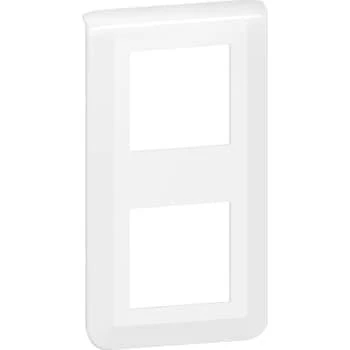 LeGrand Mosaic Ramme Vertikal 2x2M Hvid