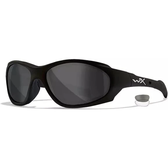 Wiley X XL-1 Advanced ballistisk brille – 3 udskiftelige linser, grå/mat sort