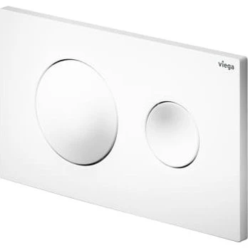 Viega Prevista Visign for Style 20, hvid betjeningsplade