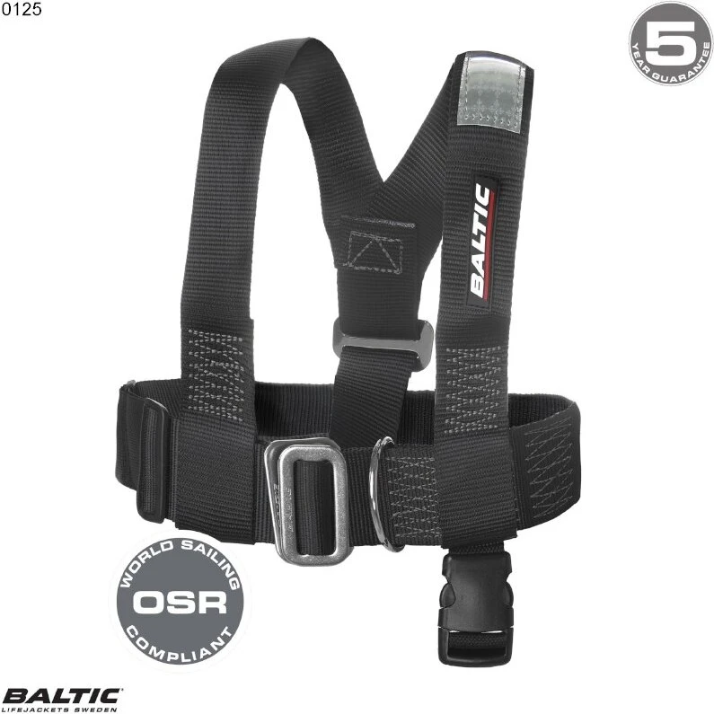 BALTIC Sikkerhedssele Junior 20–50 kg, Sort (0125)