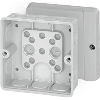 Hensel DE9340 Membrandåse 98x98 mm Grå 4mm²