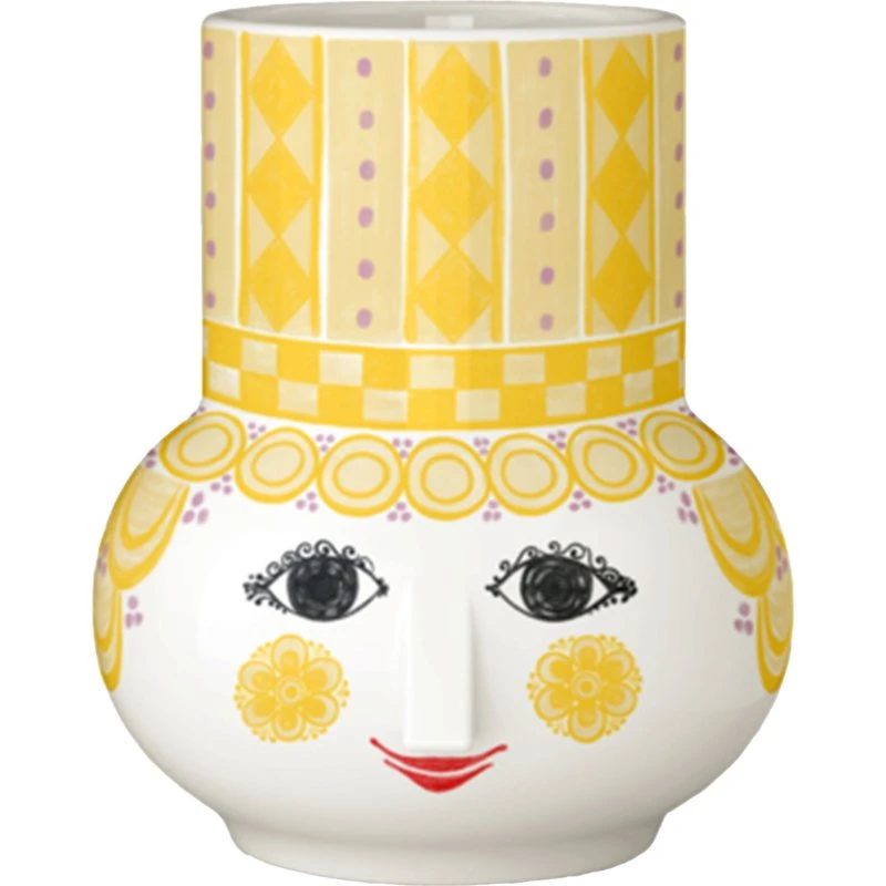 Bjørn Wiinblad Olga Lysestage 9 cm, Gul