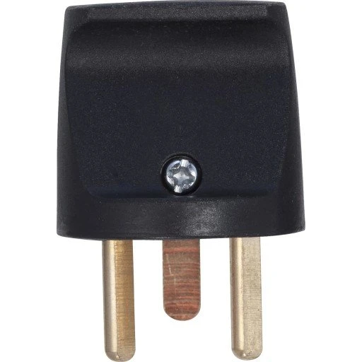 Stikprop EDB med jord, Sort, 13A, 250V