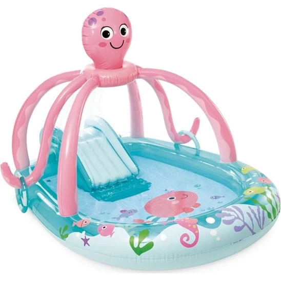 Intex Friendly Octopus Play Center, 234x183x150 cm, flerfarvet