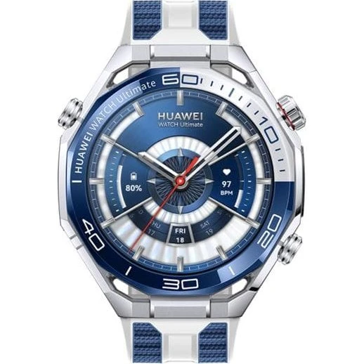 Huawei Watch Ultimate 2 Blå, 1,5" Skærm, 150 m Dybde, Flydende Metal