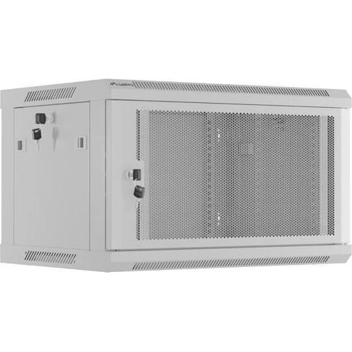 Lanberg WF01 19" 6U vægmonteret rackskab grå, 600 mm dybde