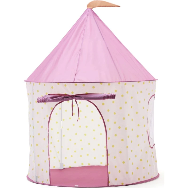 Kids Concept Legetelt Rosa med Prikker 100x100x130 cm