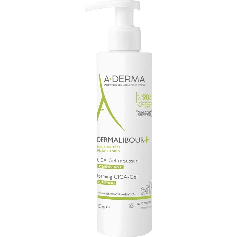 A-Derma Dermalibour+ Foaming Cica-Gel 200 ml