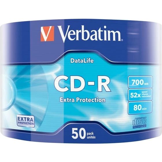 Verbatim CD-R Extra Protection 700 MB 52x 50 stk