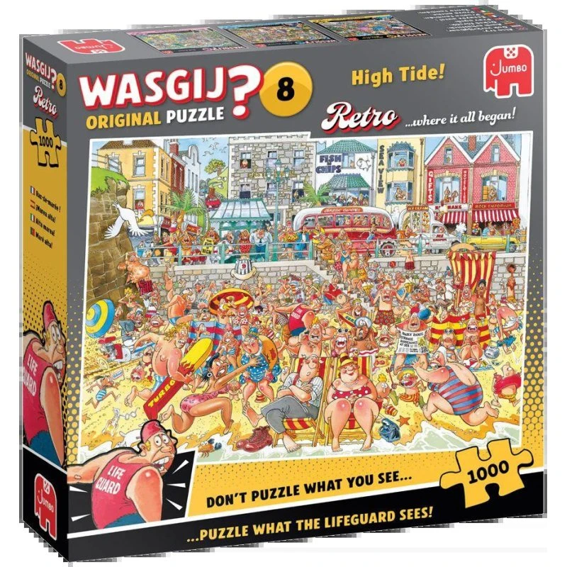 Wasgij Retro Original 8 High Tide! 1000 brikker
