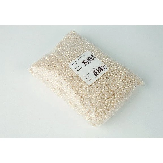 Voksperler Hvid 4mm 500g