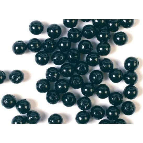 Voksperler 4mm 500g, Sort