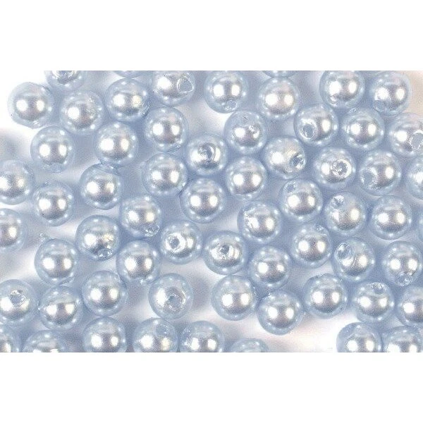 Voksperler - Lyseblå 5mm 500g