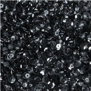 Paillet 8mm Sort 500g