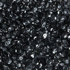 Paillet 5mm 500g sort