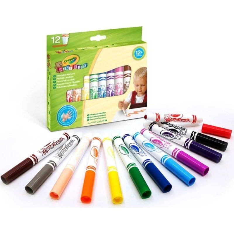 Crayola Mini Kids Washable Markers 12 Pcs