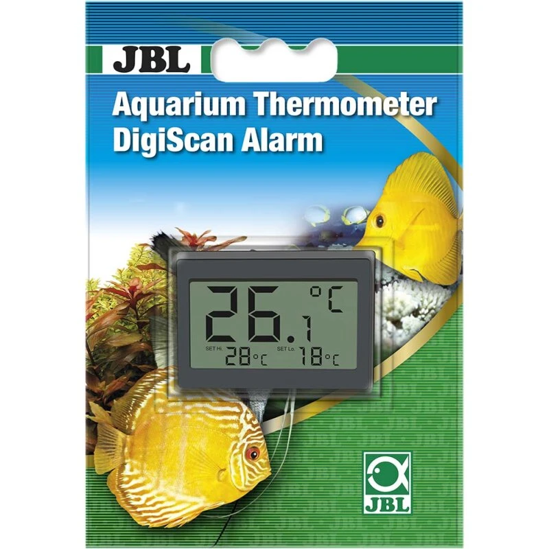 JBL DigiScan Alarm akvarietermometer 5×3,5 cm