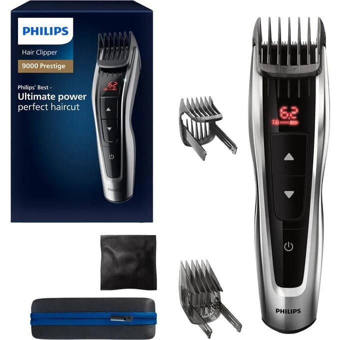 Philips HC9420 Series 9000 hårklipper – Sort/Sølv