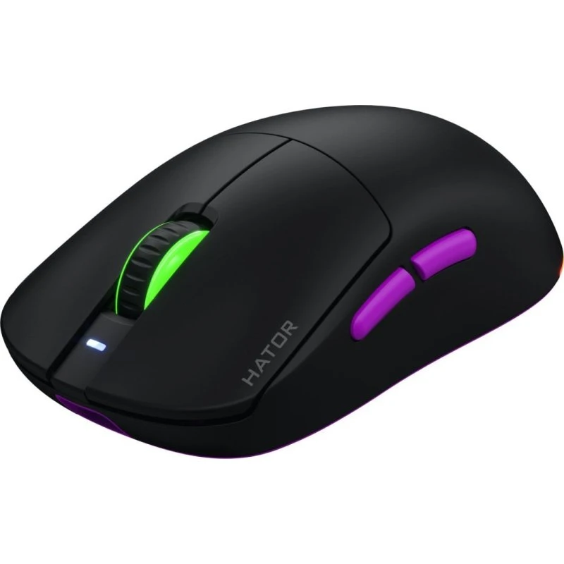 Hator Quasar 3 Ultra 8K Trådløs Gaming-Mus, Sort, 30000 DPI