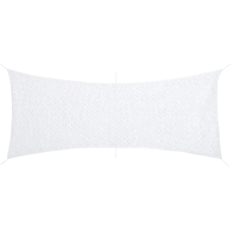 vidaXL Camouflagenet 409x206 cm med opbevaringspose - hvid