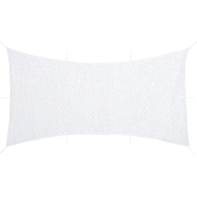 vidaXL Camouflagenet 600x414 cm med opbevaringspose, hvid