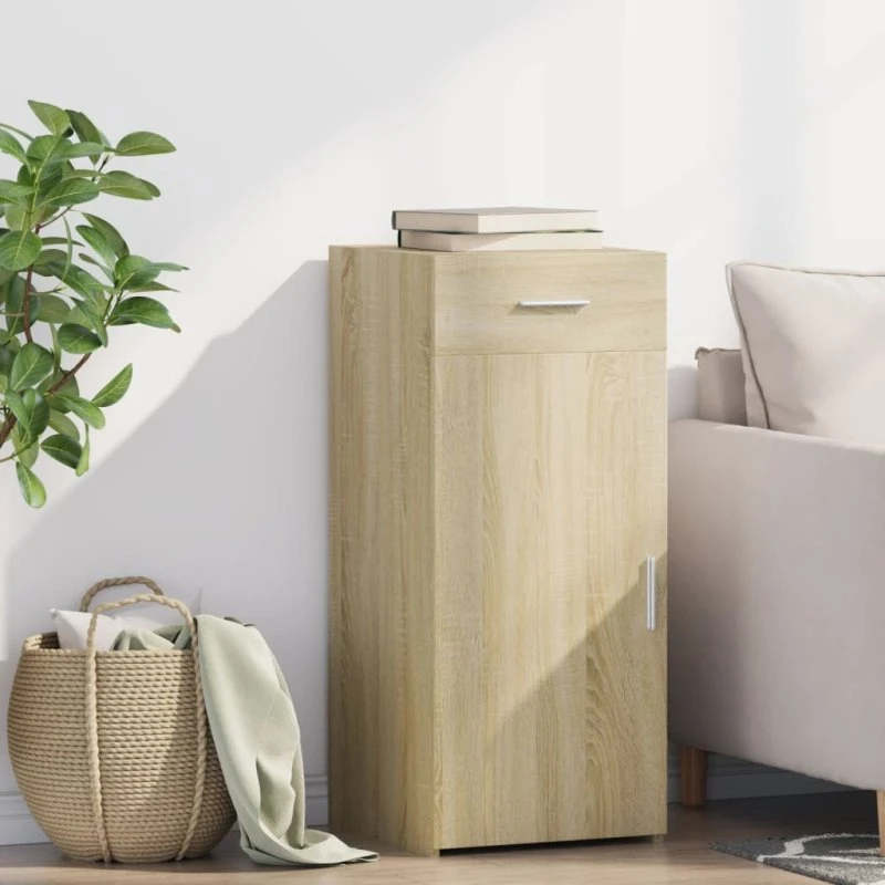 vidaXL Skab 40x42,5x93 cm Konstrueret Træ Sonoma-Eg