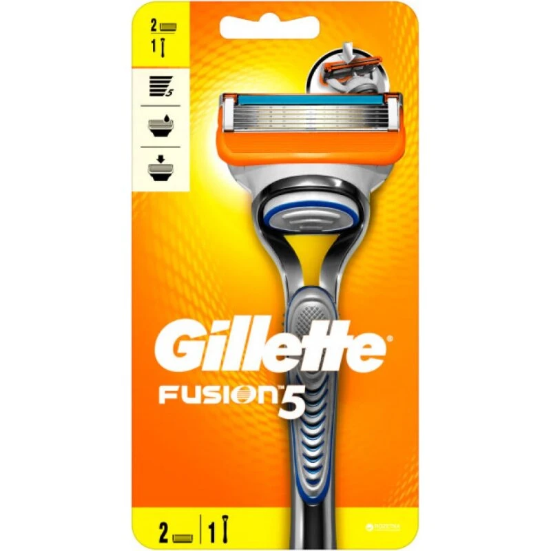 Gillette Fusion5 barberskraber – 5-blads med præcisionstrimmer